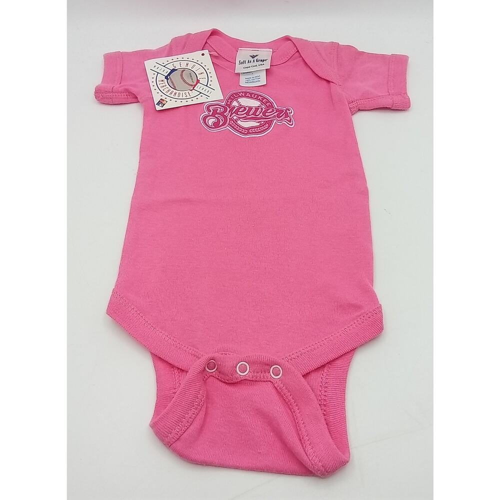 Milwaukee Brewers Newborn Girls Bodysuit